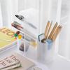 Pens Desk Organizer Makeup Brush Stand Storage Desk Pencil Holder for School Simple Stationery &amp; Office Storage Box