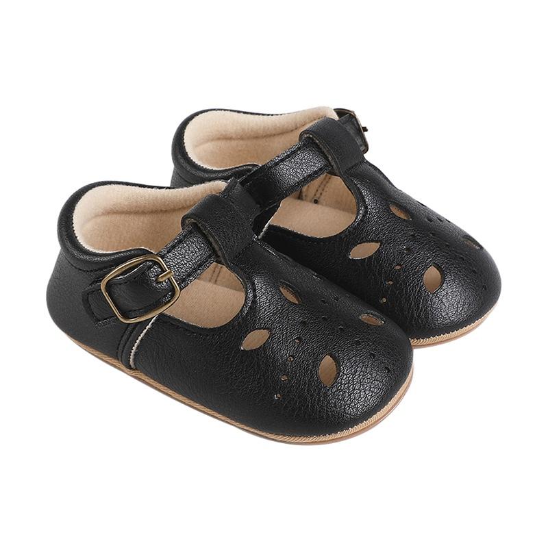 

Младенческая детская ретро-полая дышащая нескользящая обувь на плоской подошве, повседневная мягкая удобная обувь для первых ходунков Prewalker 12