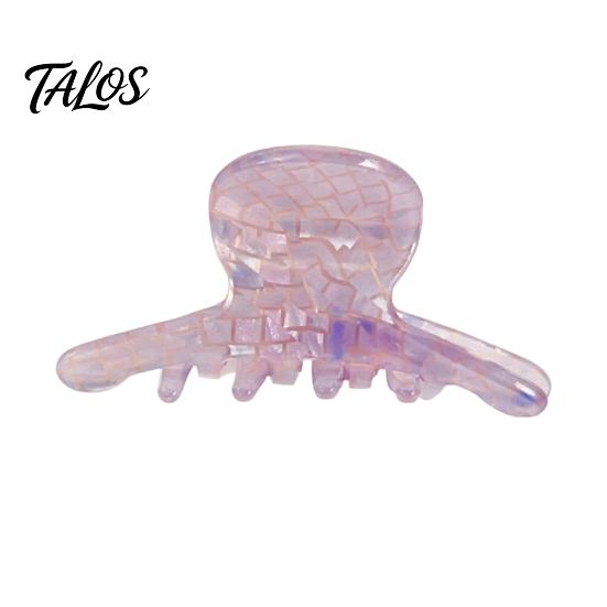 Fine Hair Grip Clip Smooth Edge Claw, Mini Octopus Clip, Colorful Transparent Side Acetic Acid Shower High Elasticity Spring Accessories Rounded