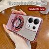 Luxury Plating Magnetic Stand Glitter Case For Xiaomi Mi POCO X6 X5 M6 Pro X3 NFC C65 C55 Couqe 13T 12T 11T 13 12 11 Lite Cover