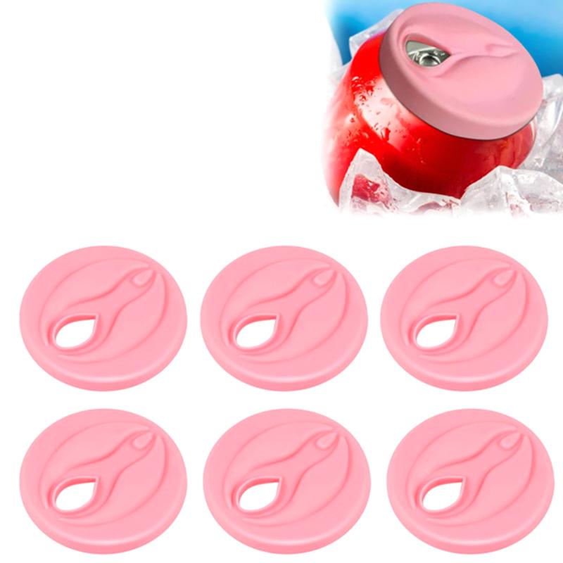 

3Pcs Silicone Soda Can Lids New 2 Colors Portable Easy Cleaning Reusable Jar Cap Accessories, Fit Canned Beverage Beer Juice A1