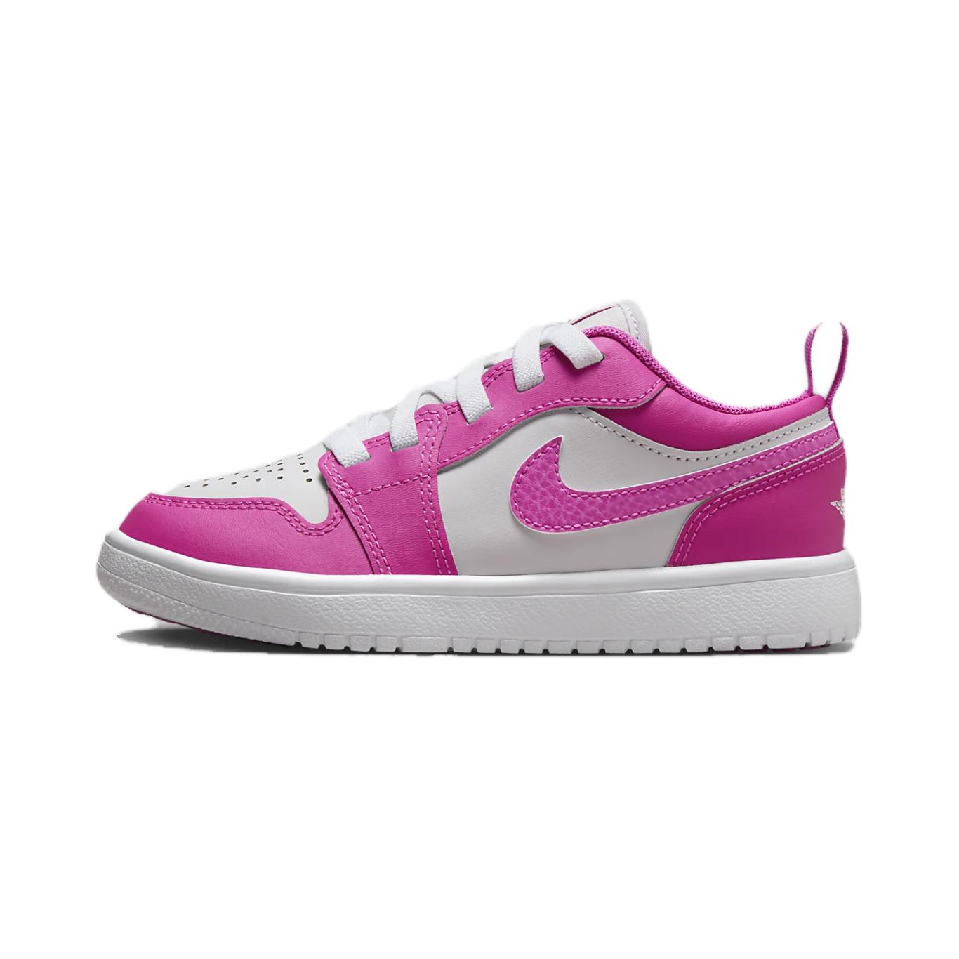 

Jordan Air Jordan 1 Slip Resistant Lightweight Non slip Lightweight Low top Children s Basketball Shoes Pink White FN7376-600 31