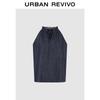 UR Women's Vintage V-Neck Sleeveless Denim Shirt