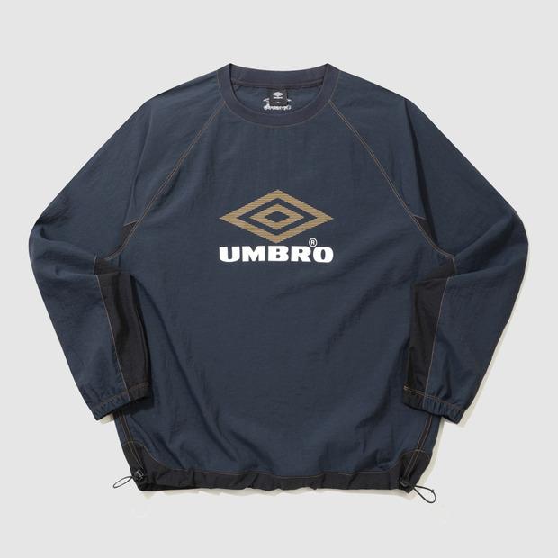 UMBRO Crispy Taslan Long Sleeve Piste Navy (Uq321Cwt92)