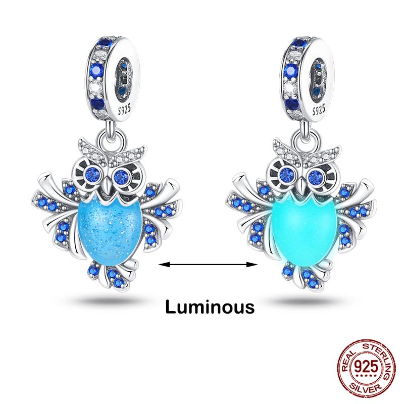 Kupferfarbene Im Dunkeln leuchtende Glühwürmchen Honigbiene Stern Anhänger Perlen Passen Qikaola Original Armbänder Feiner DIY Schmuck Geschenk