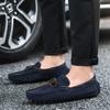 Fashion Casual men's shoes Classic Comfort and Soft Bottom Style Office daily outdoor walking Lightweight shoes Black versatile