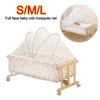 Full-coverage Baby Cot Cover Washable Crib Cover Crib Mosquito Net  for Holidays Travel Summer