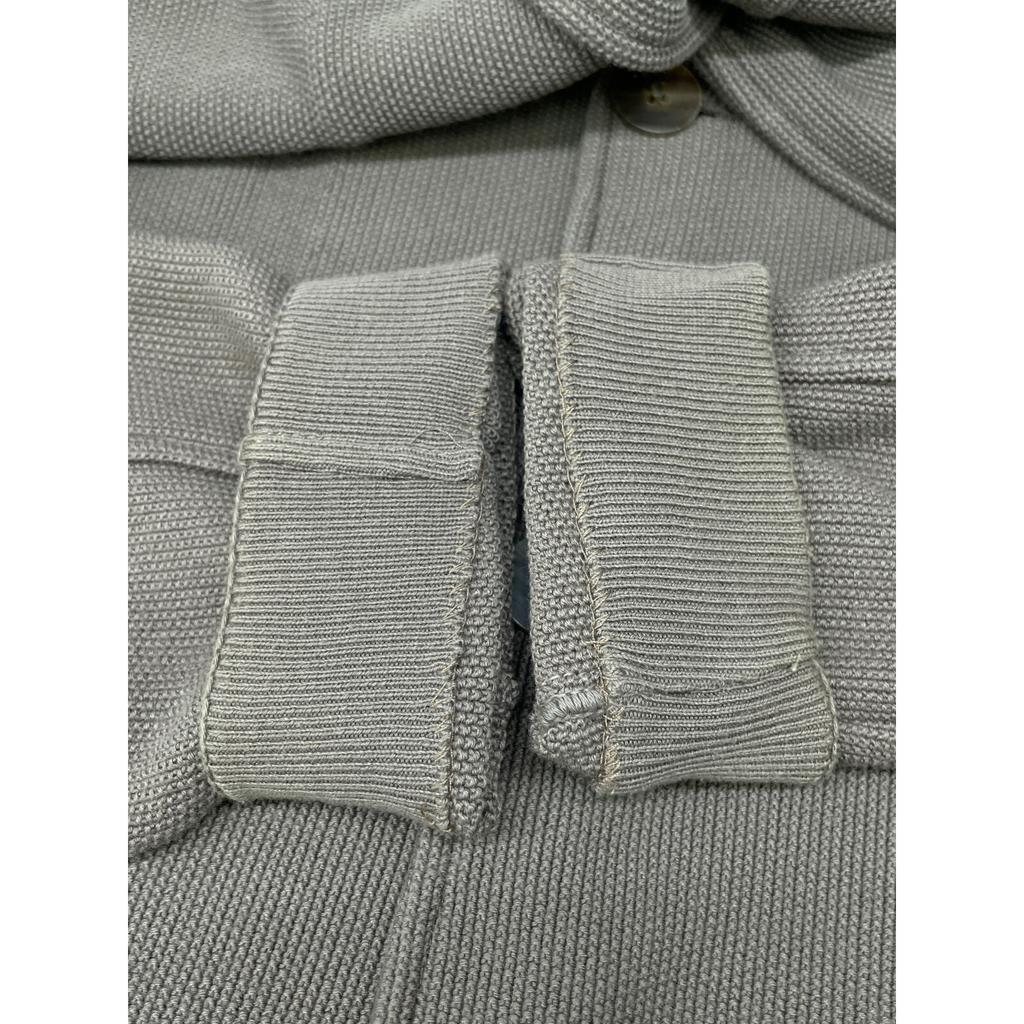 Altea Brown Cotton Knit Jacket Jacket L BrownUsed