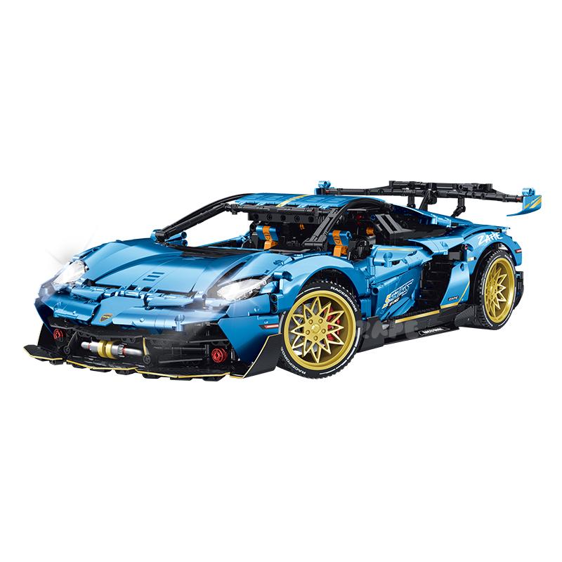 IN STOCK 10530 1:8 MOC Technical RC Sports Car Building Blocks Assembling Racing Bricks Toys for Children Christmas Gift Set