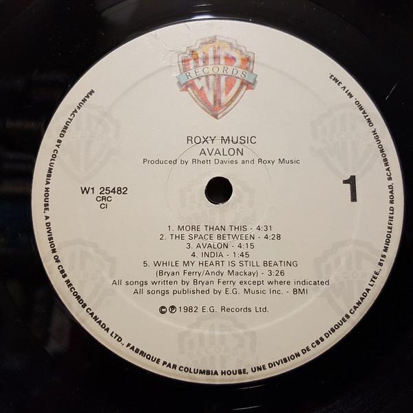 

Виниловая пластинка ROXY MUSIC Avalon W125482 Warner Bros. Канада Рок Использованный