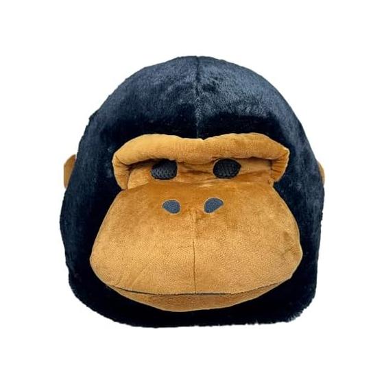 [Panda] [Instagrammable] Fluffy Animal Plush Toy Mask Black Cat Shark Dinosaur