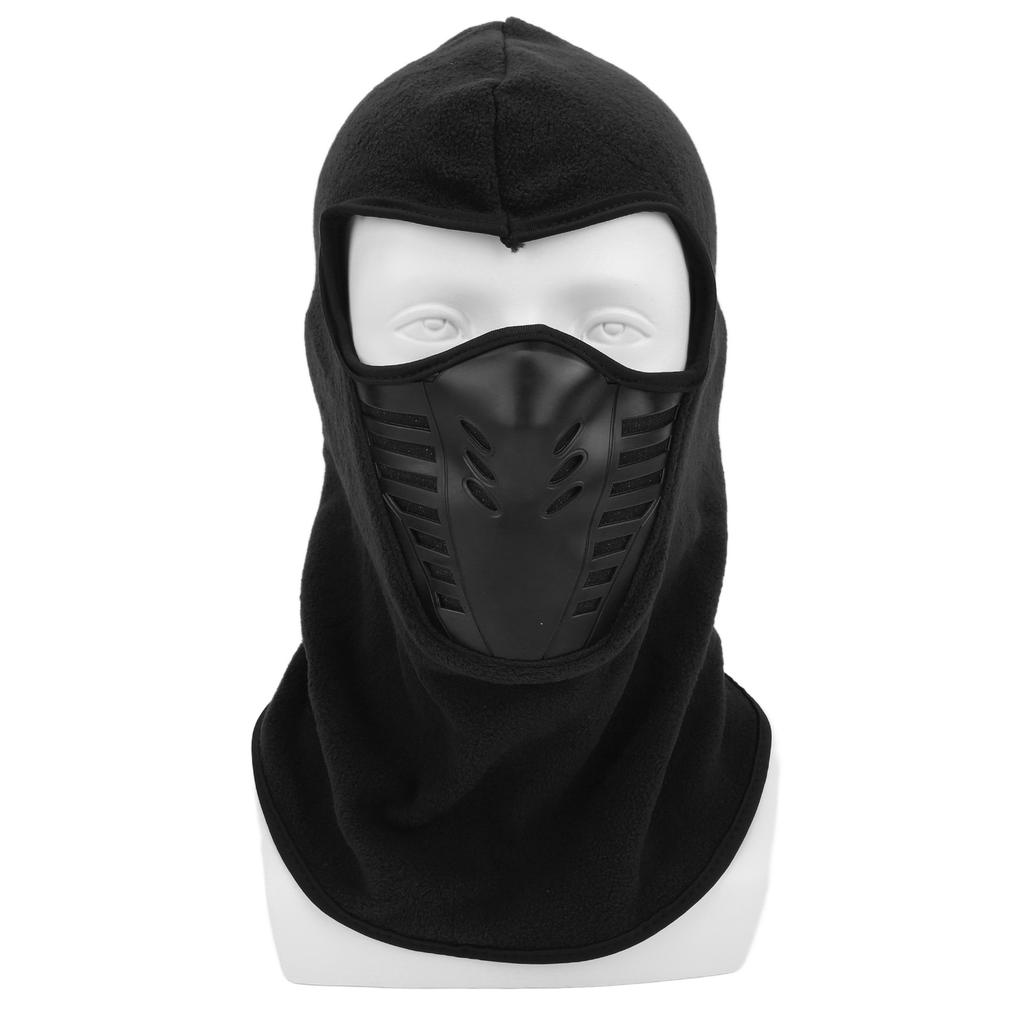 Full Face Cover with Brthable Mesh Silicone Panel Winter Fce Neck Warmer for Riding