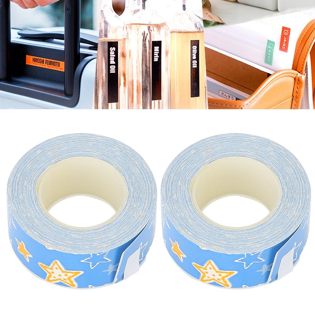 2 Stück Drucketikettenband Süßes Band Thermopapier für KINGJIM/TEPRA LR5C Etikettiergerät