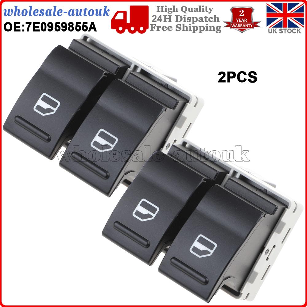 2X Electric Window Double Switch Front Right For VW Transporter T5 T6 Caravelle