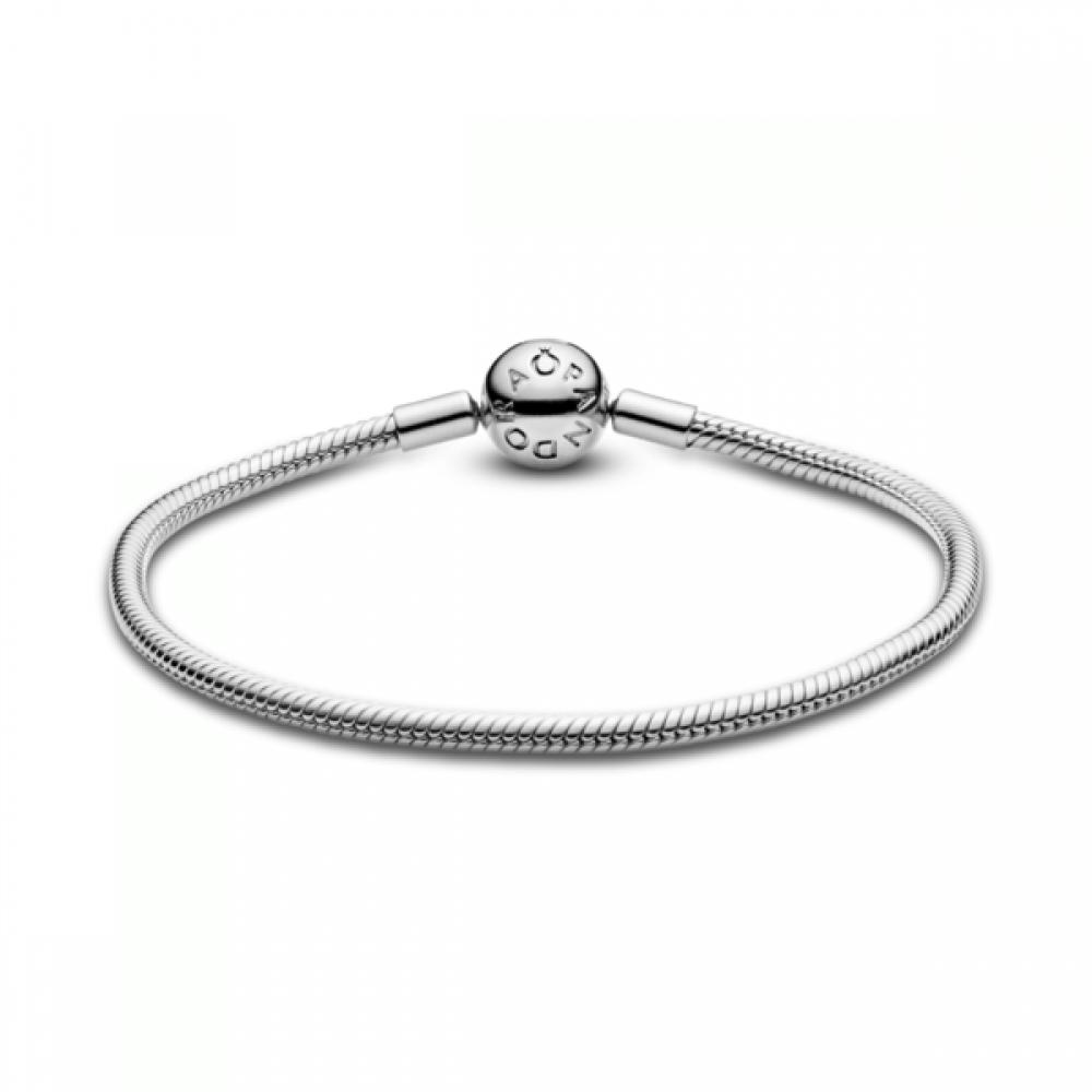 Pandora Moments Smooth Silver Clasp Bracelet 590728