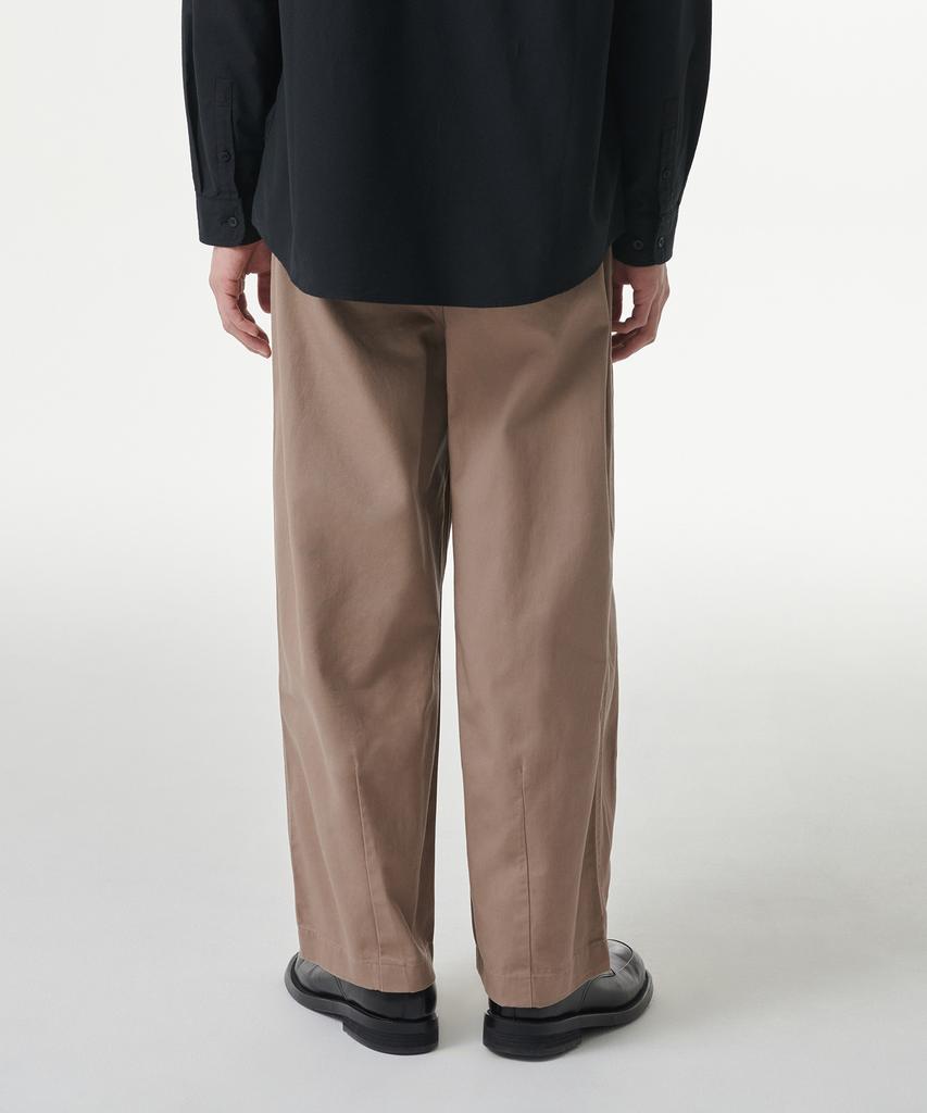 MUSINSA STANDARD Cotton Wide Balloon Pants [Mocha Beige]