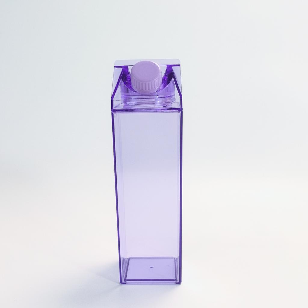 New 500ML Plastic Clear Convenience Bottle New Reusable Juice 17OZ Transparent Sport Leakproof Cup Box Milk Drinking Water Home