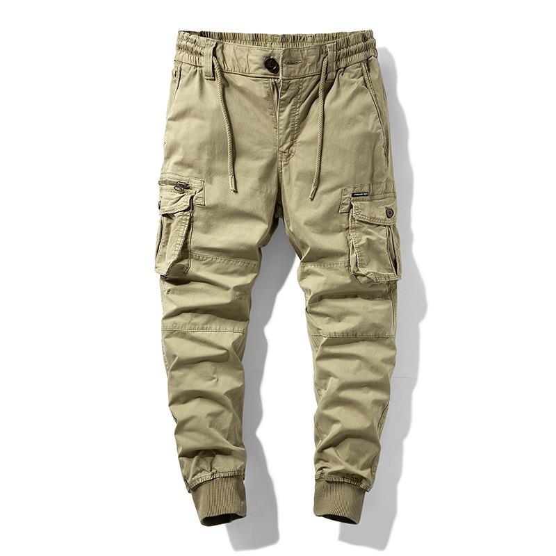 Summer Overalls Men's Pants Outdoor Loose Tied Casual Pants Men's High-end Trousers