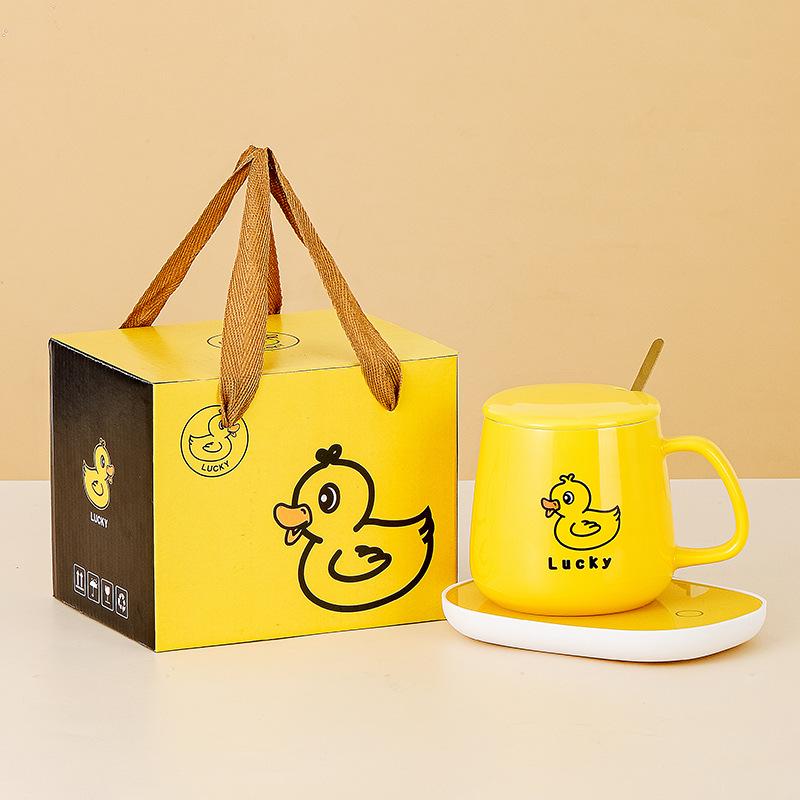 55° Temperature-Regulating Ceramic Coffee Mug Gift Set
