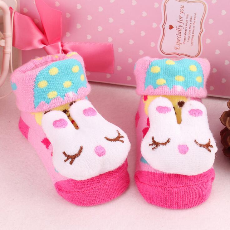 Baby Socks Toy Slipper Girls Boy Newborn Accessories Anti Slip Toddlers Gift Clothes Kids Infant Stuff Children With Bell Animal