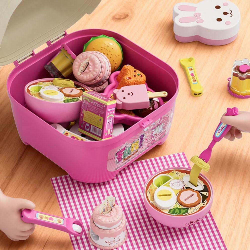 Pretend Play Pudding Feeding Set Simulation Model Play House Toys  Children's Toy