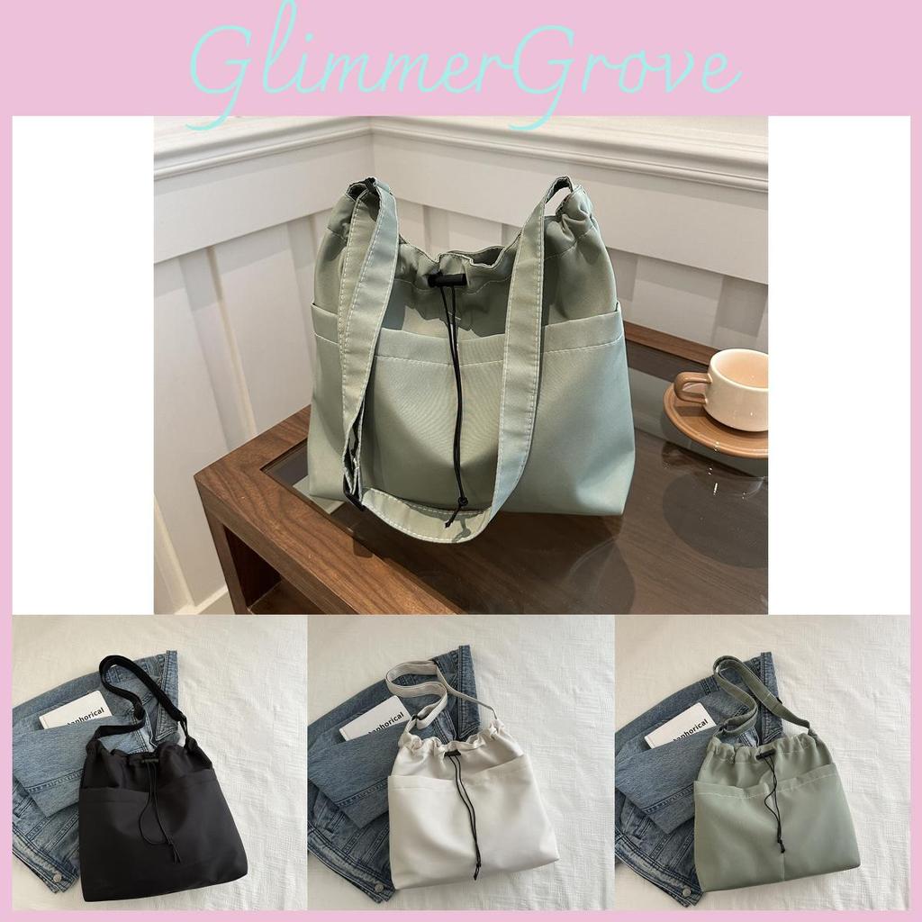 Stylish Large Capacity Tote Bag For Women In Black Beige And Green Perfect For Daily Use