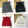 Cozy Catthemed Knit Hat For Autumn And Winter Outdoor Cold Weather Accessory