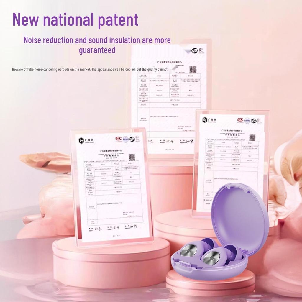 Silikonowe zatyczki do uszu redukujące hałas transgraniczny: Wygodne, trwałe, zapewniające skuteczną izolację akustyczną, idealne dla małych kanałów słuchowych.