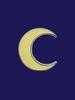 Pindex Glow Moon Pin Badge