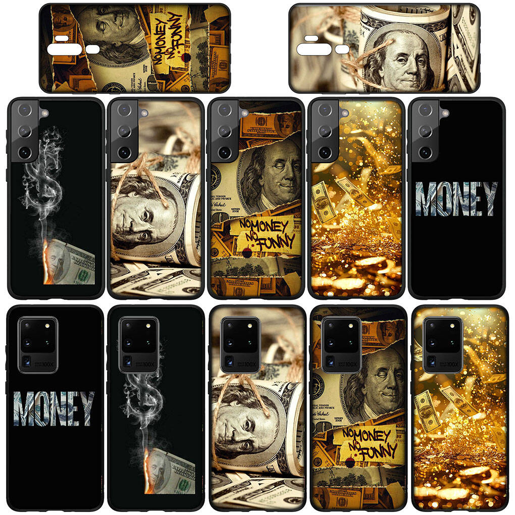 for Motorola Moto Edge 70 60 50 G54 G86 Samsung Galaxy S25 iPhone 17 16 15 Xiaomi Redmi Note 14 13 Pro Max Case Art Money Dollars 100 Wallpaper Cover