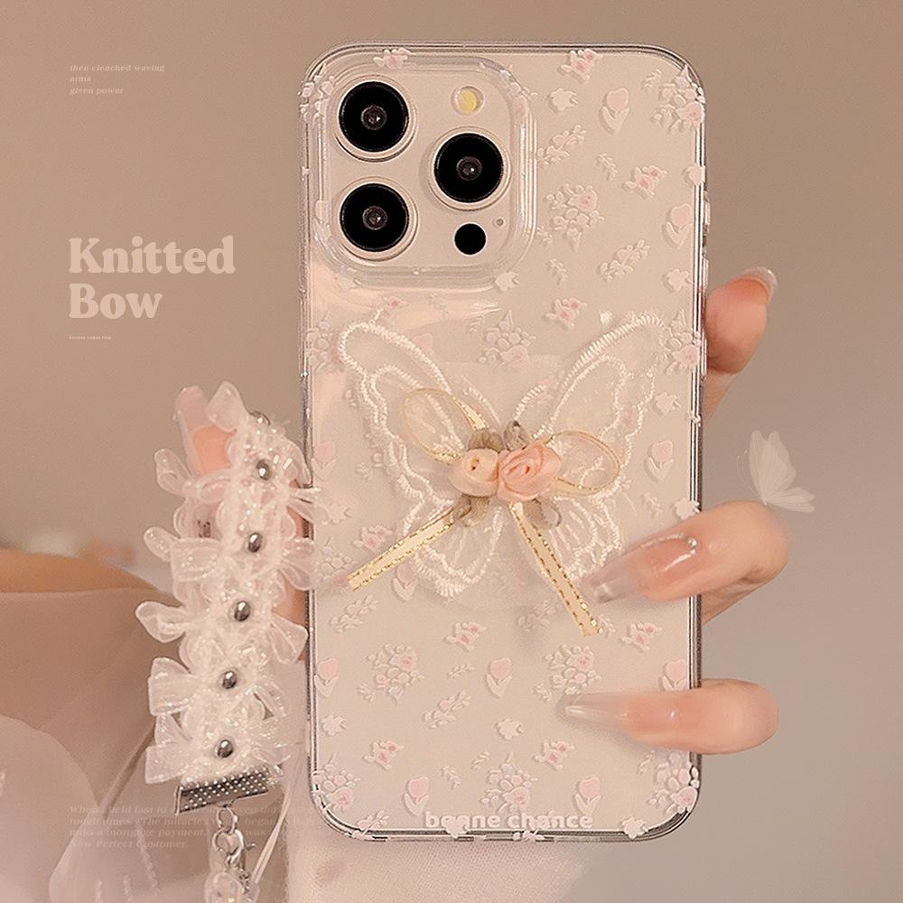 

Красивий чохол для телефону у вигляді квітки-метелика 7/8/SE 2020