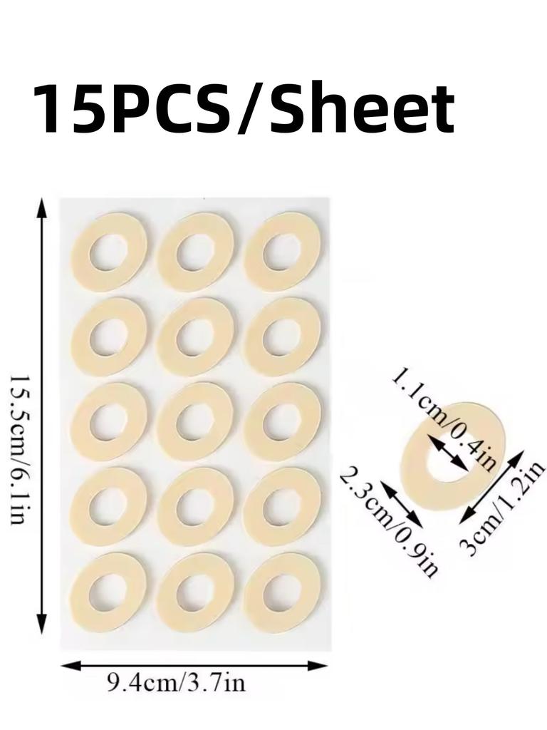 15PCS/Sheet 3 Types Callus Cushions Shoes Heel Pad Foam Round Toe Foot Corn Bunion Protectors Pads