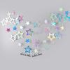 Laser Silver Moon Star Garland Banner Bedroom Wall Hanging Ornament Aldut Kids Birthday Party Decoration Banner Wedding Supplies