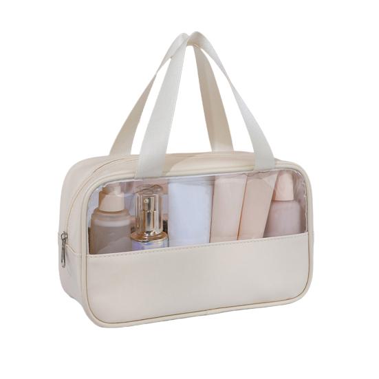 

Органайзер для косметики с прозрачным окошком, застежкой-молнией, дорожная косметичка, сумка для хранения кистей, помад, парфюмерии M