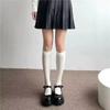 Stockings Summer Thin Thigh High Black White Socks Lolita Cute Solid Over the Knee White Stockings Socks