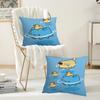 Cute BBugcatCapoo Cartoon Pillow Case Suitable For Bedrooms Living Rooms Cars Home Decoration