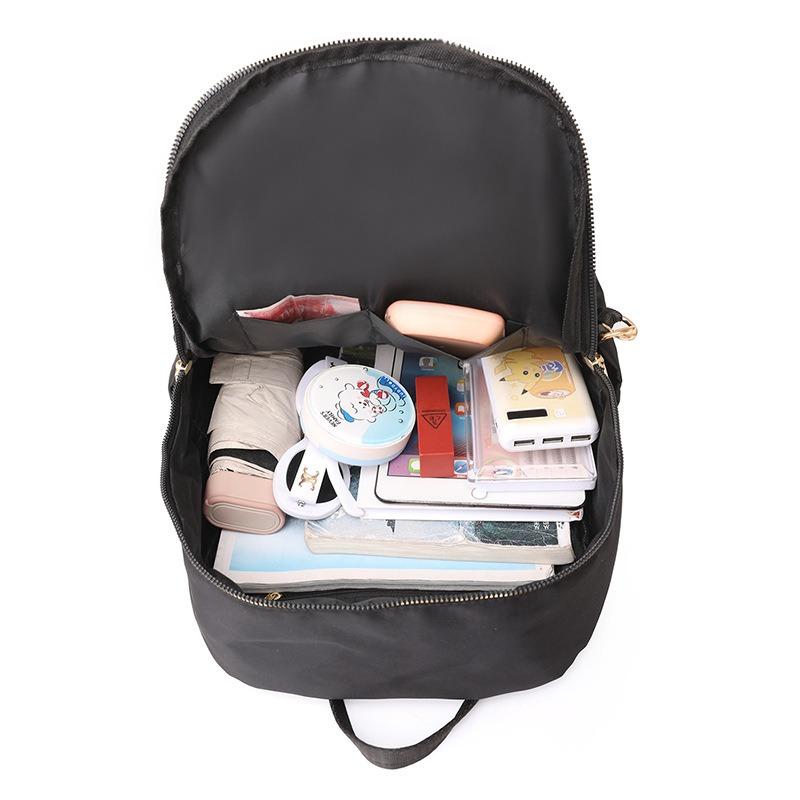 New Casual Women's Bag Women's Backpack Fashion Two-piece Set Oxford Cloth Lightweight Travel Bag