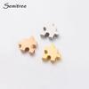 Semitree 5 Stück 10mm Edelstahl Puzzlespiel Perlen für DIY Schmuckherstellung Abstandshalter Perlen Halskette Zubehör Armband Verschlüsse