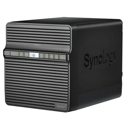 Synology | Tower NAS DS423 up to 4 drives/SSD | Realtek RTD1619B | 1.7 GHz CPU | 2 GB DDR4