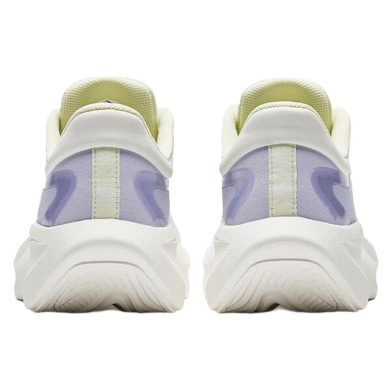 Anta Leaf 4.0 Anti Slip Wear Resistant Low Top Running Shoes Women's White Purple Sneakers 922335555-4