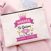 Best Mom In The World Printed Makeup Bags Women Travel Cosmetic Case Female Wash Storage Pouch Festive Birthday Gift for Mother