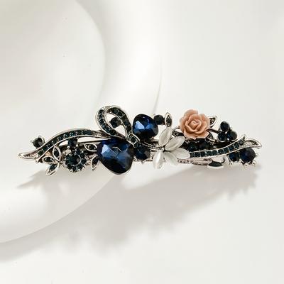 Fermagli per Capelli Retrò, Lusso Leggero di Alta Gamma da Donna e Sensazione di Alta Gamma, Elegante Fermaglio a Molla Accessorio per Capelli per Madri Sul Retro della Testa