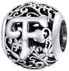 Charms Do Pandora Zawieszka Charms Litera F Srebro 925