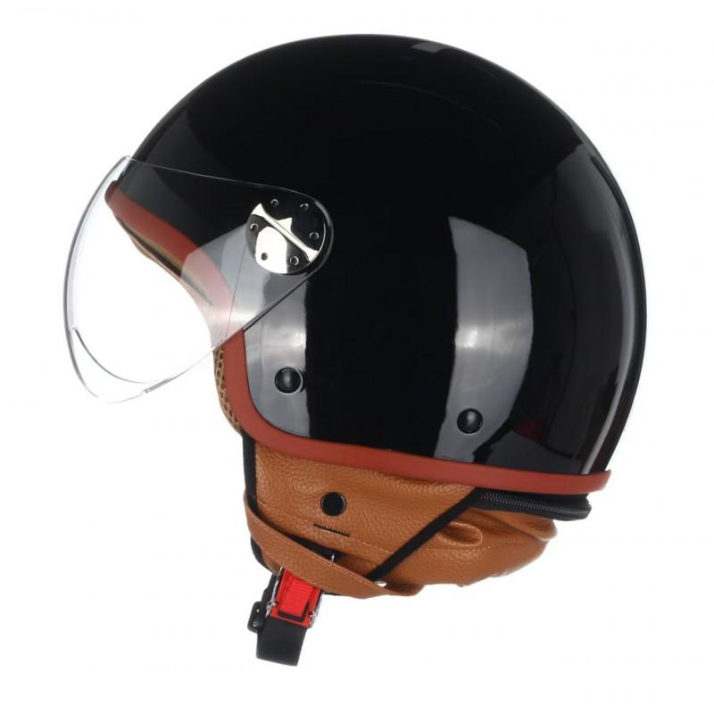 

Retro Hot Helmets Men Women s Four-season Universal Locomotive Personalized Cool Half-helmets S