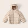 Kinderleichte Daunenjacke Weiße Entendaunen Parka mit Kapuze Herbst und Winter Warm Jungen Mädchen Outdoorjacke