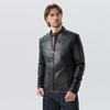 New casual fashion high-end leather jacket men's loose trend American cycling locomotive casual PU leather jacket