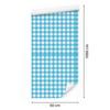 Wallpaper Fabric Pattern Celadon, White and Turquoise 50x1000