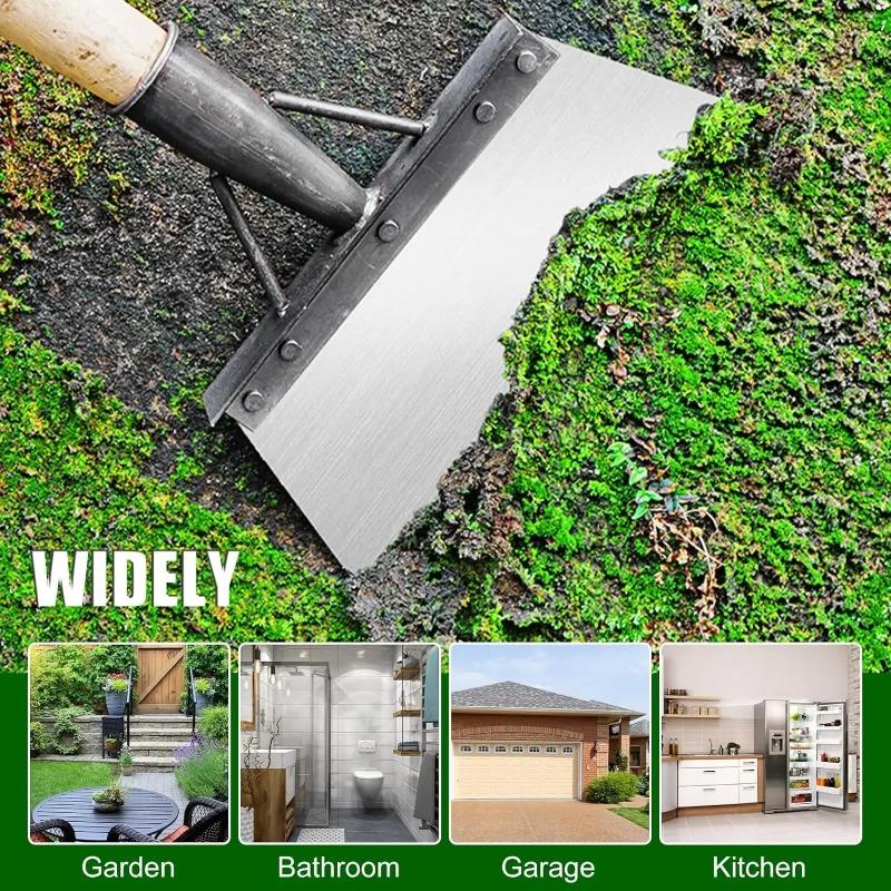 Xiaomi Multifunctional Outdoor Cleaning Shovel Stainless Steel Wear-Resistant Weeding Shovel for Livestock Road Wall Cleaning Tool