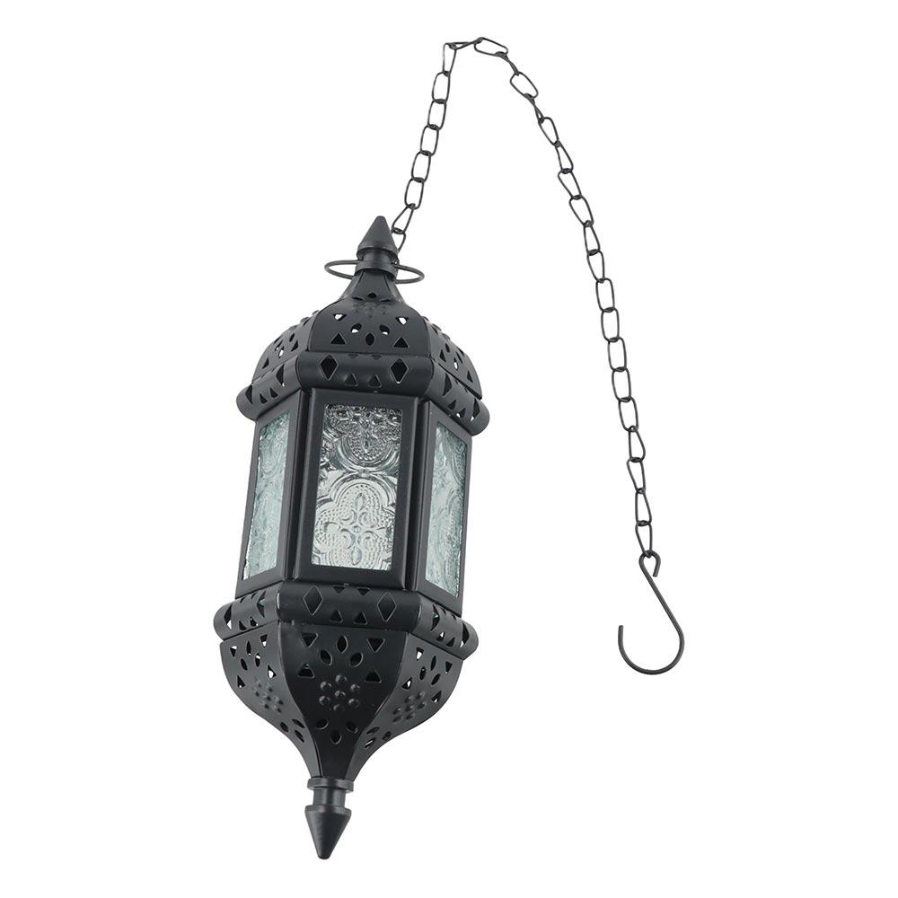 

Стеклянный марокканский подсвечник Iron Art Classic Metal Candle Lantern Garden белый