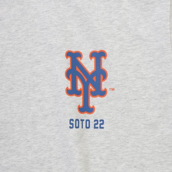 New Era Mlb New York MeTs Player SignaTure T shirT heaTher Gray 15147524